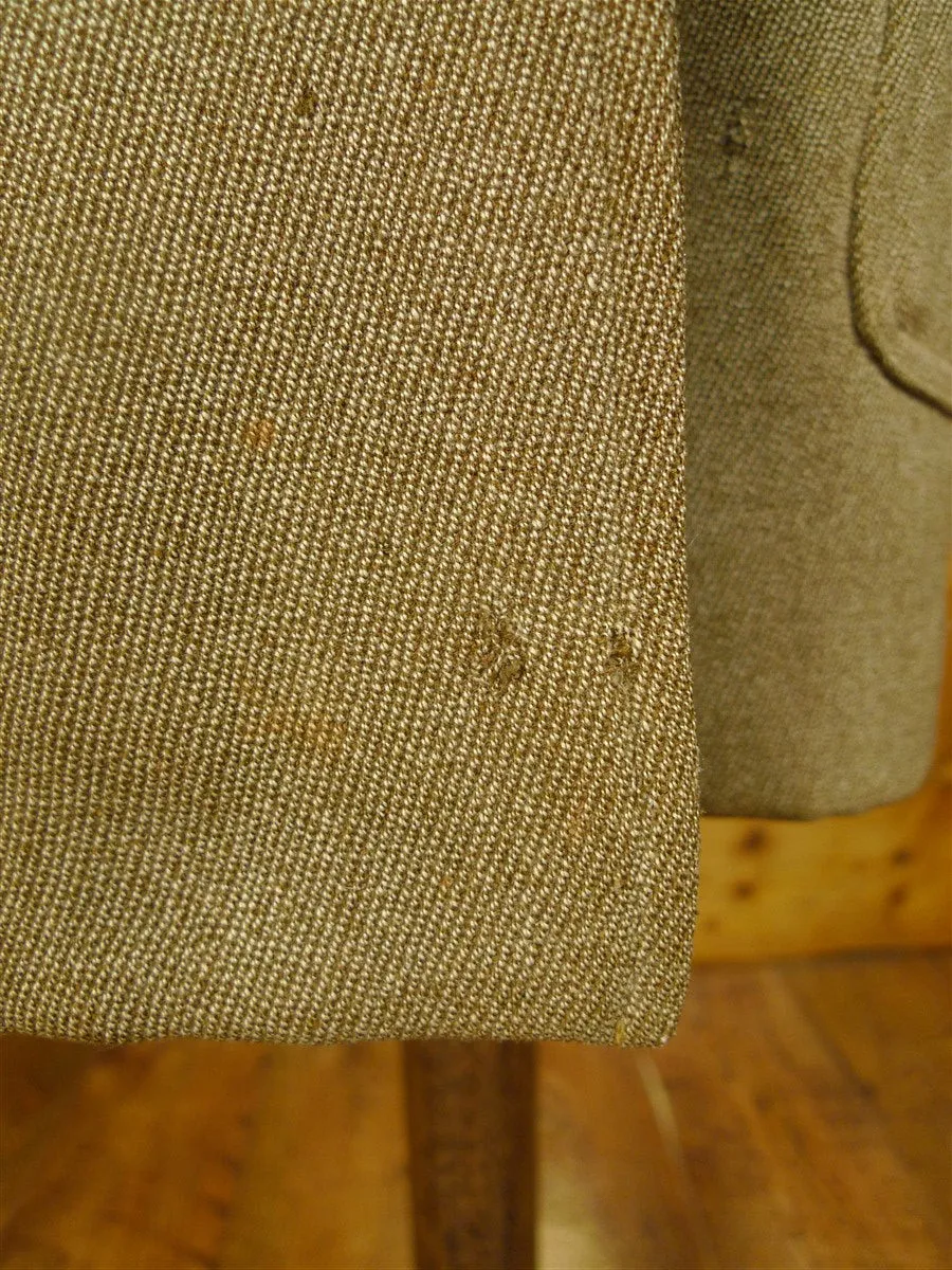 24/0960 vintage heavyweight invertere keepers tweed shooting field coat w/ tattersall lining 44-45