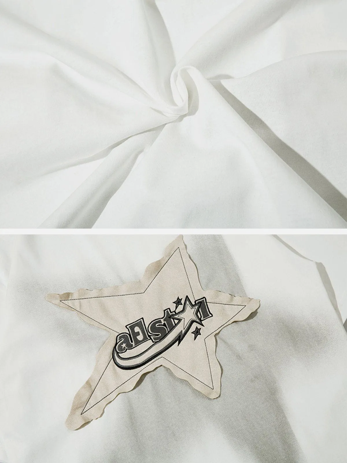 AlanBalen® - Applique Embroidery Star Tee