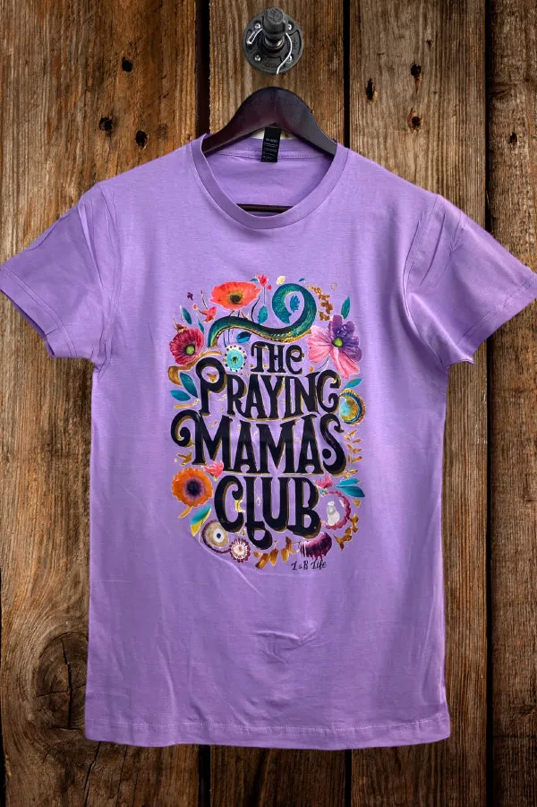 BC DTF THE PRAYING MAMA'S CLUB - HEATHER PURPLE