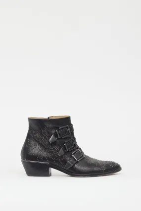 Black Susanna Studded Boot