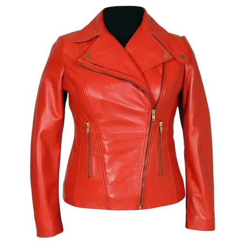 Charlotte Womens Leather Jacket