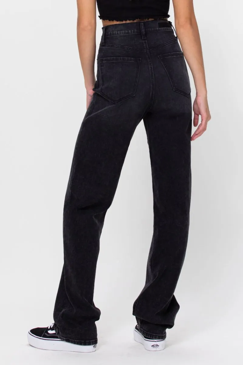 CLASSIC BLACK WASH JEANS