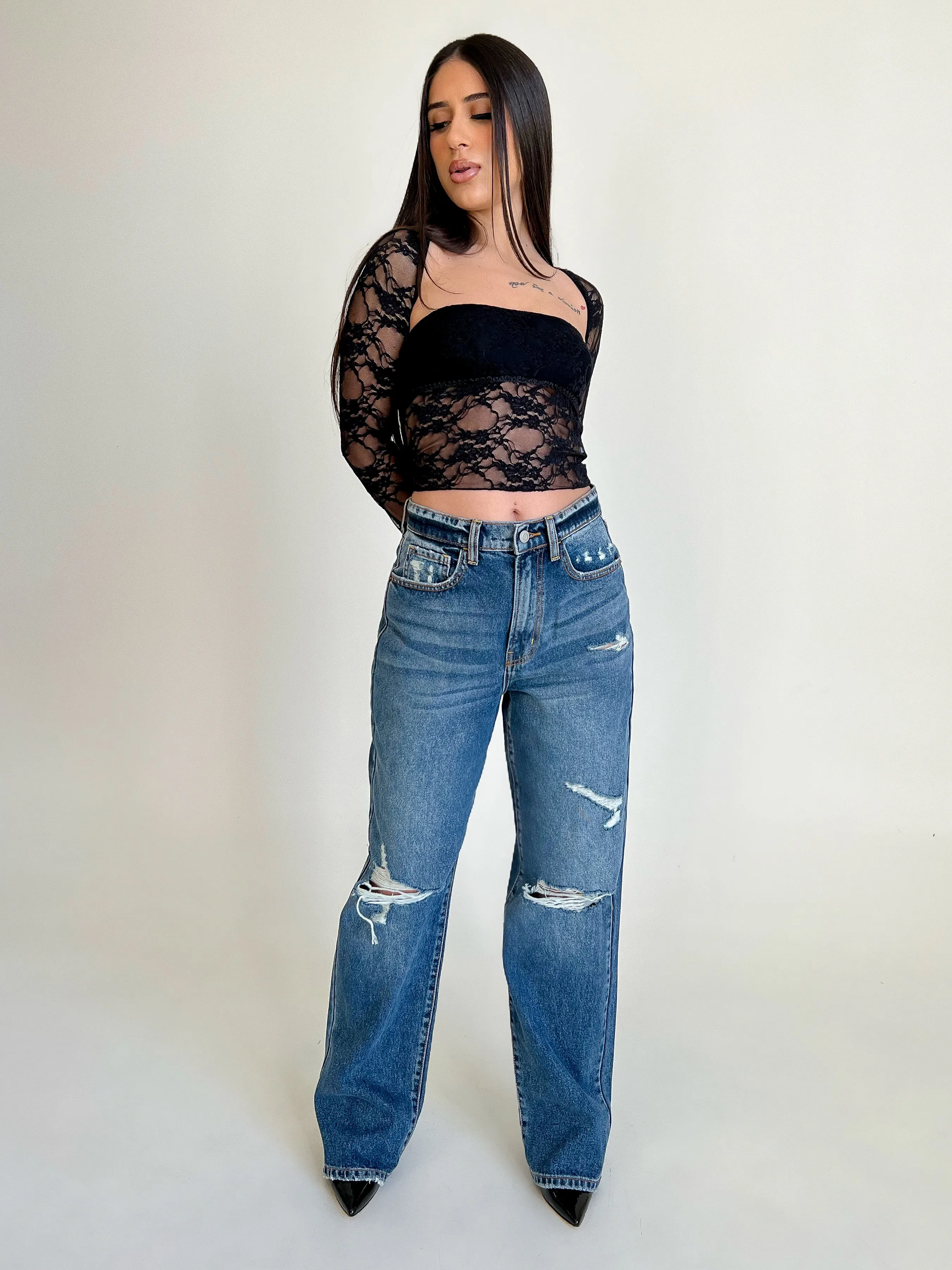 Corey Ripped Jeans (Medium Denim)