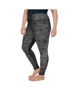 Crawling Spiders Plus Size Leggings