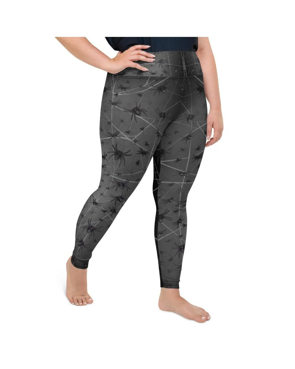 Crawling Spiders Plus Size Leggings