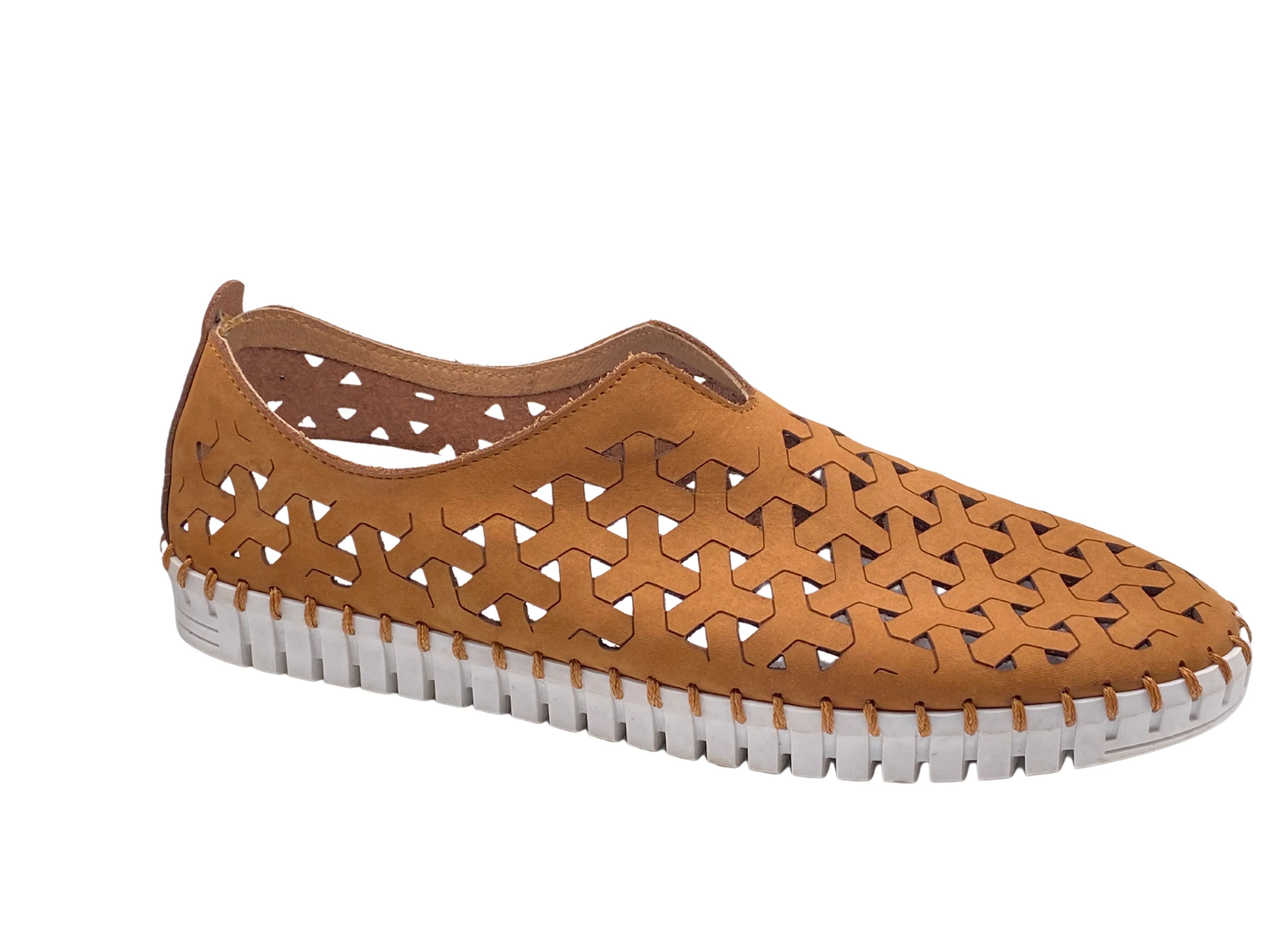 Eric Michael Inez Sneakers- Tan Nubuck