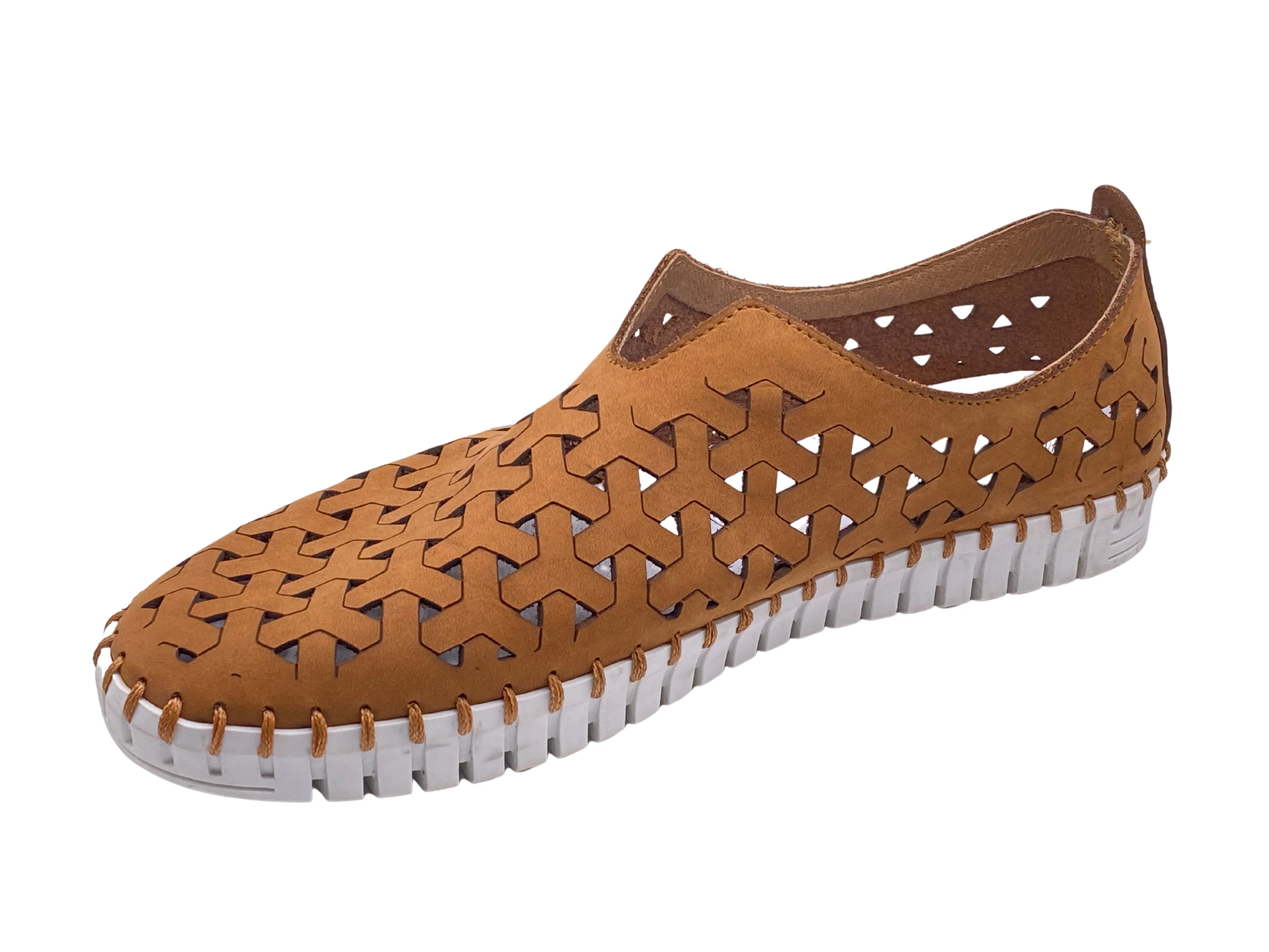 Eric Michael Inez Sneakers- Tan Nubuck