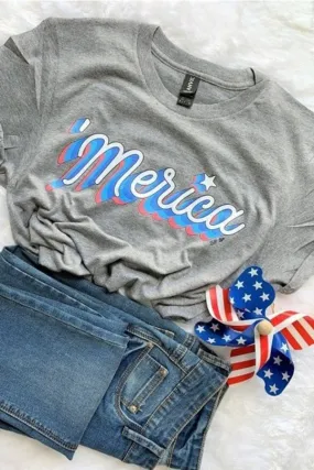 GILDAN MERICA - GREY