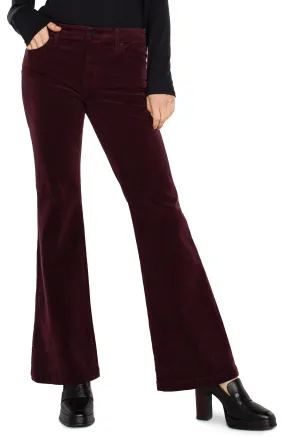 Hannah Flare Colored Corduroy Pants w 32" Inseam