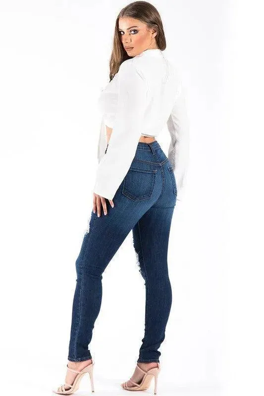 Kylie Skinny Jeans in Dark Wash