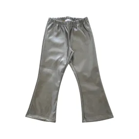 LEGGINGS IN ECOPELLE SILVER A ZAMPA