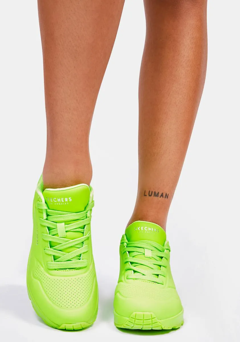 Lime Uno Night Shade Sneakers