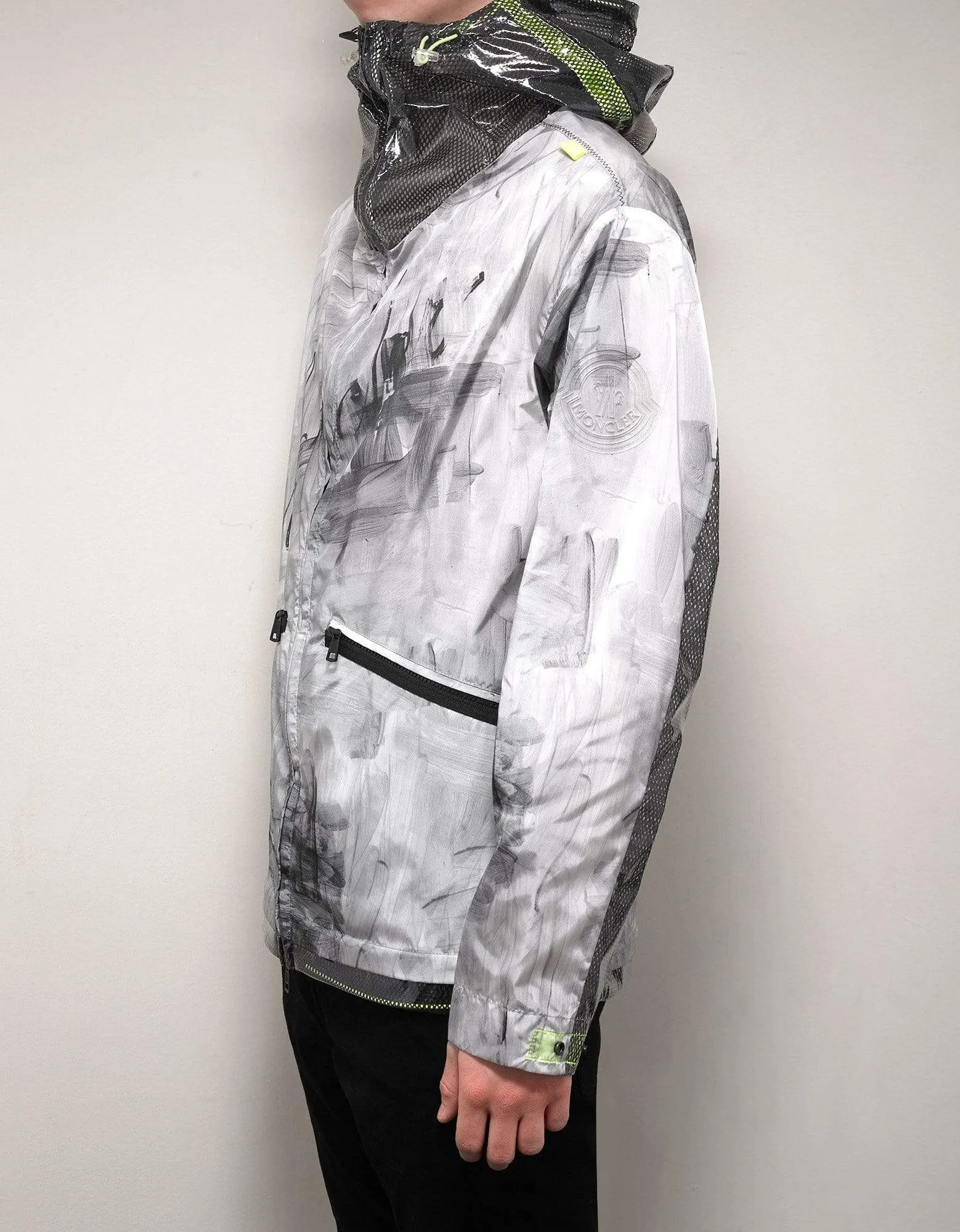 Moncler Chardin Spray Paint Logo Windbreaker