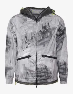 Moncler Chardin Spray Paint Logo Windbreaker