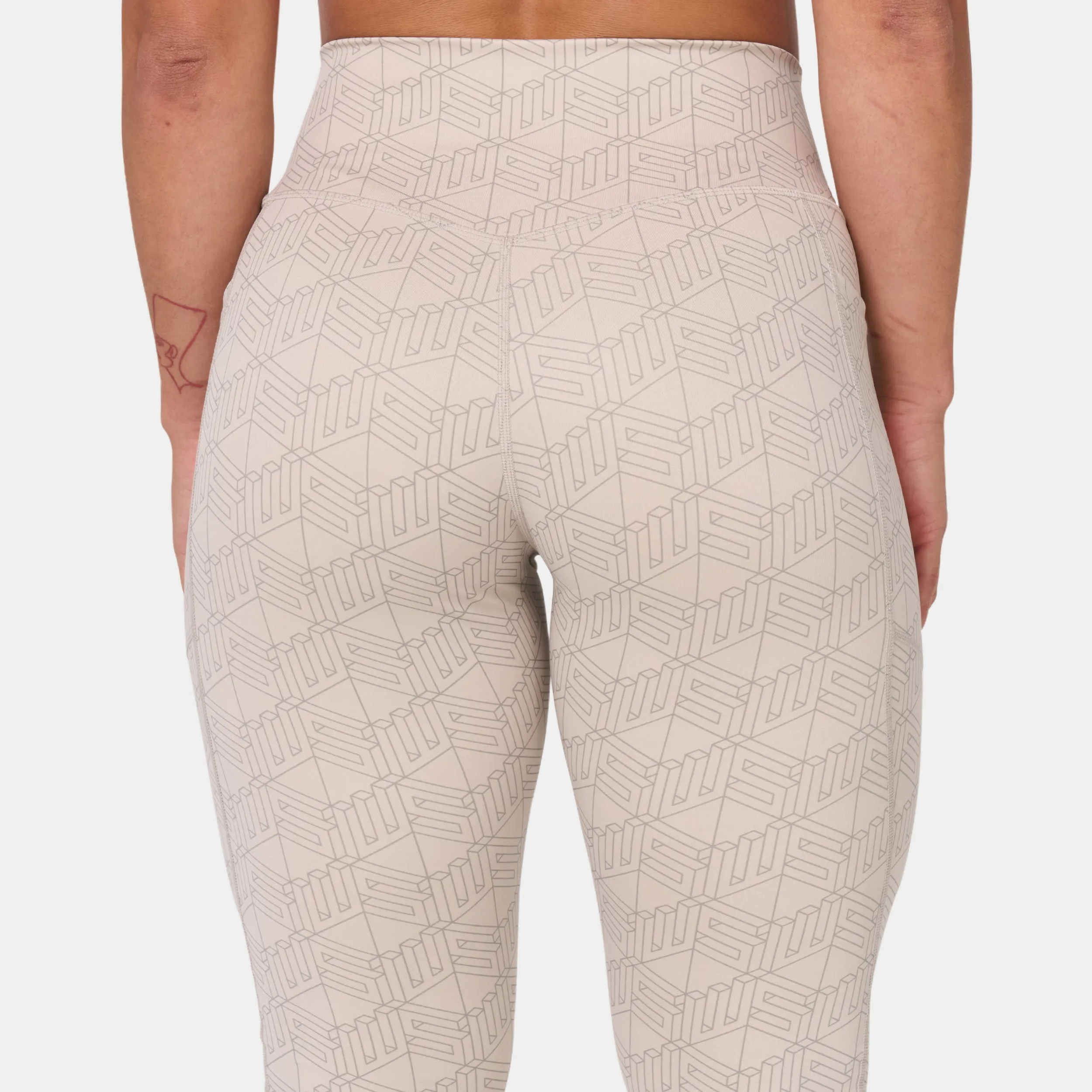 Monogram 24" Leggings - Silver Lining Print