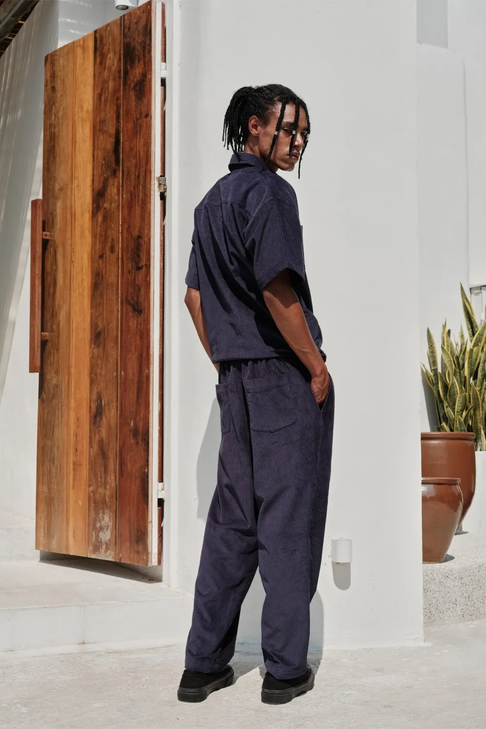 Navy Blue Corduroy Pants