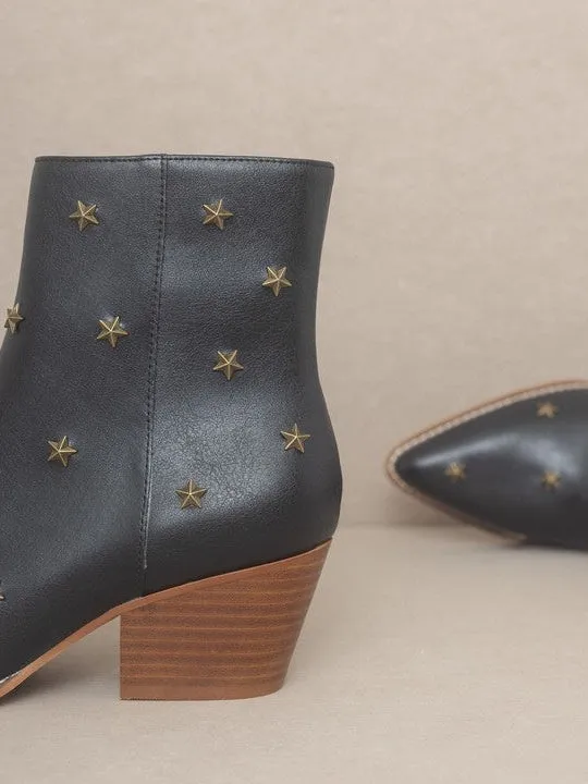 OASIS SOCIETY Star Studded Western Bootie