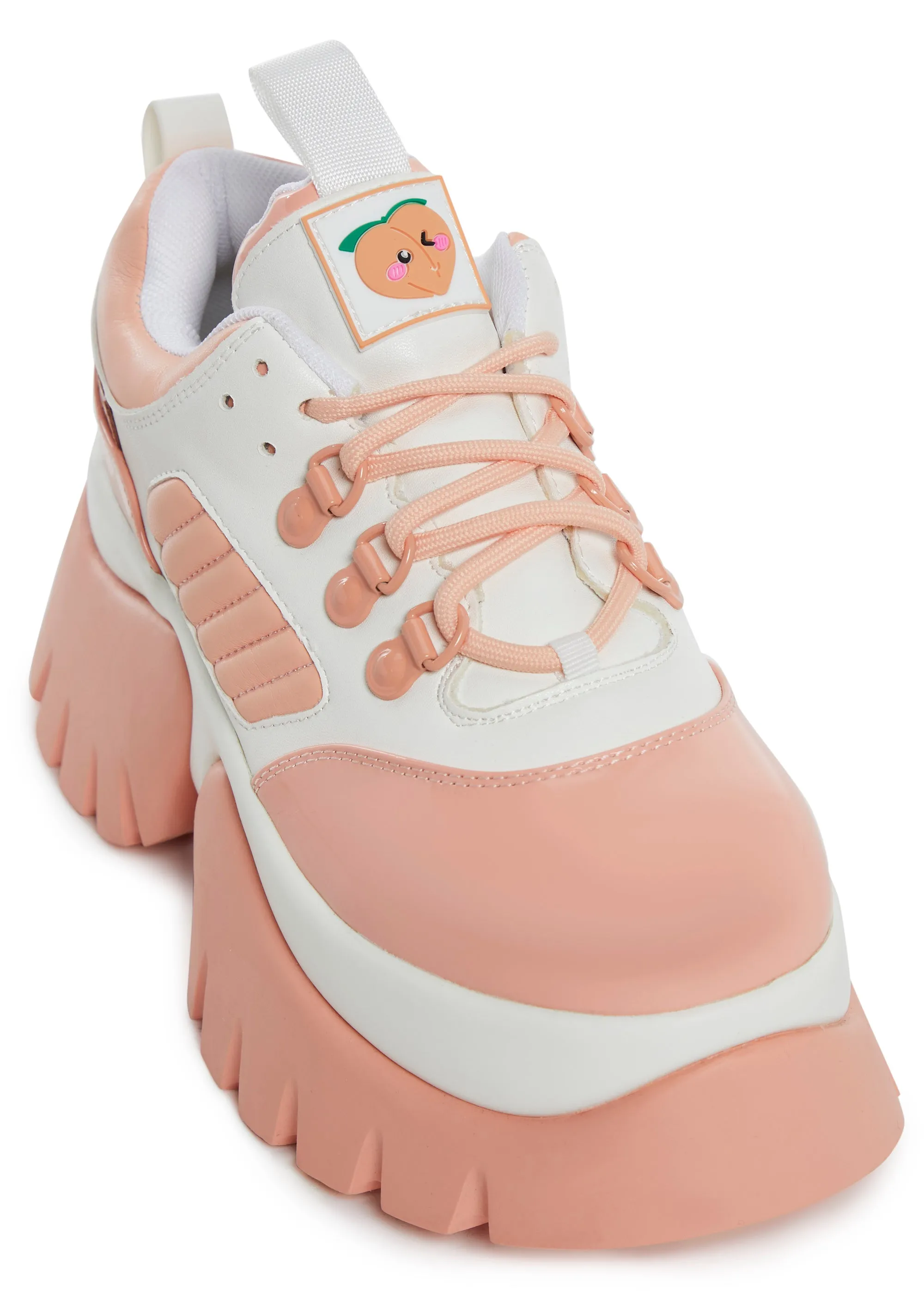 Peach Iced Tea Platform Sneakers