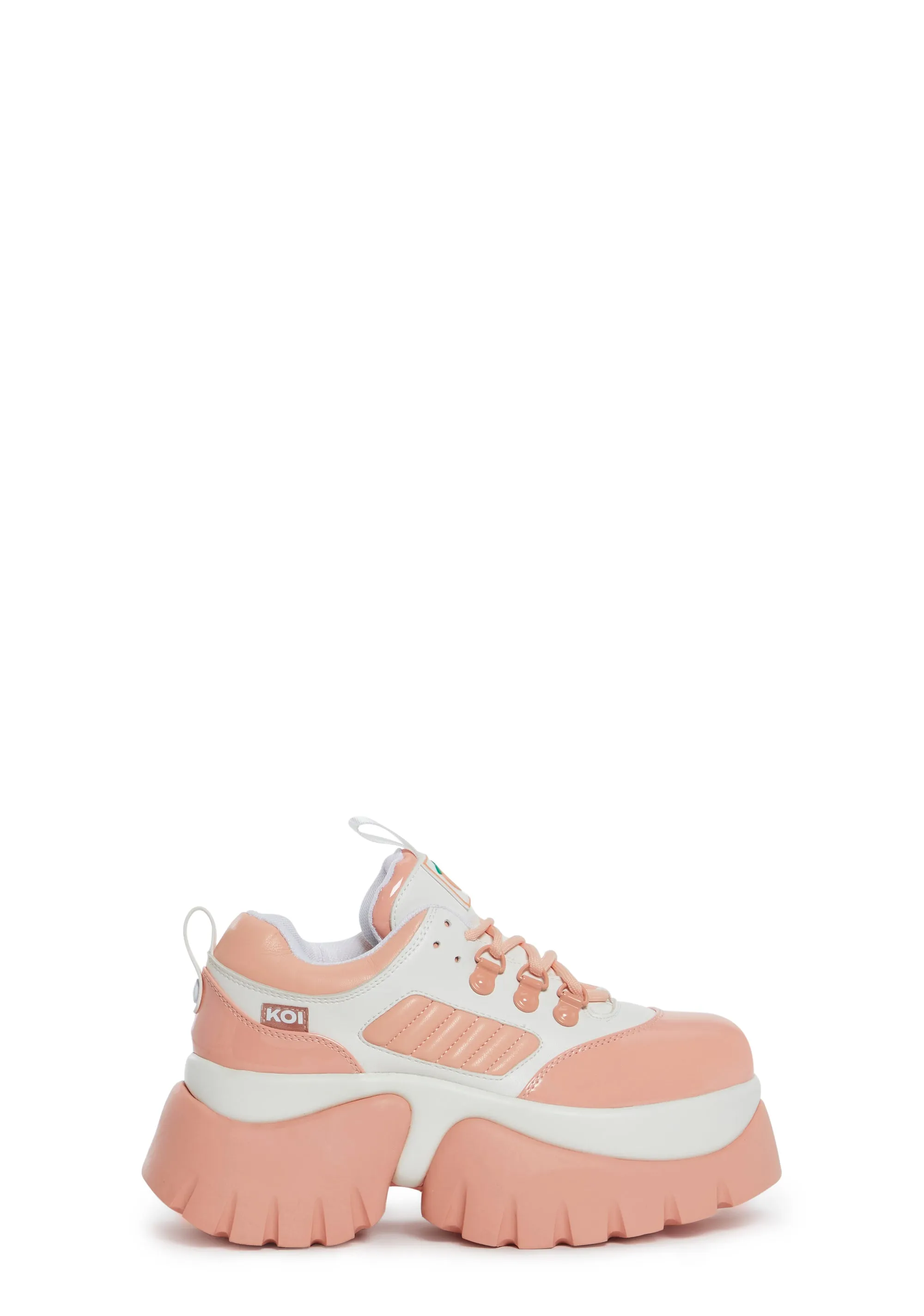 Peach Iced Tea Platform Sneakers