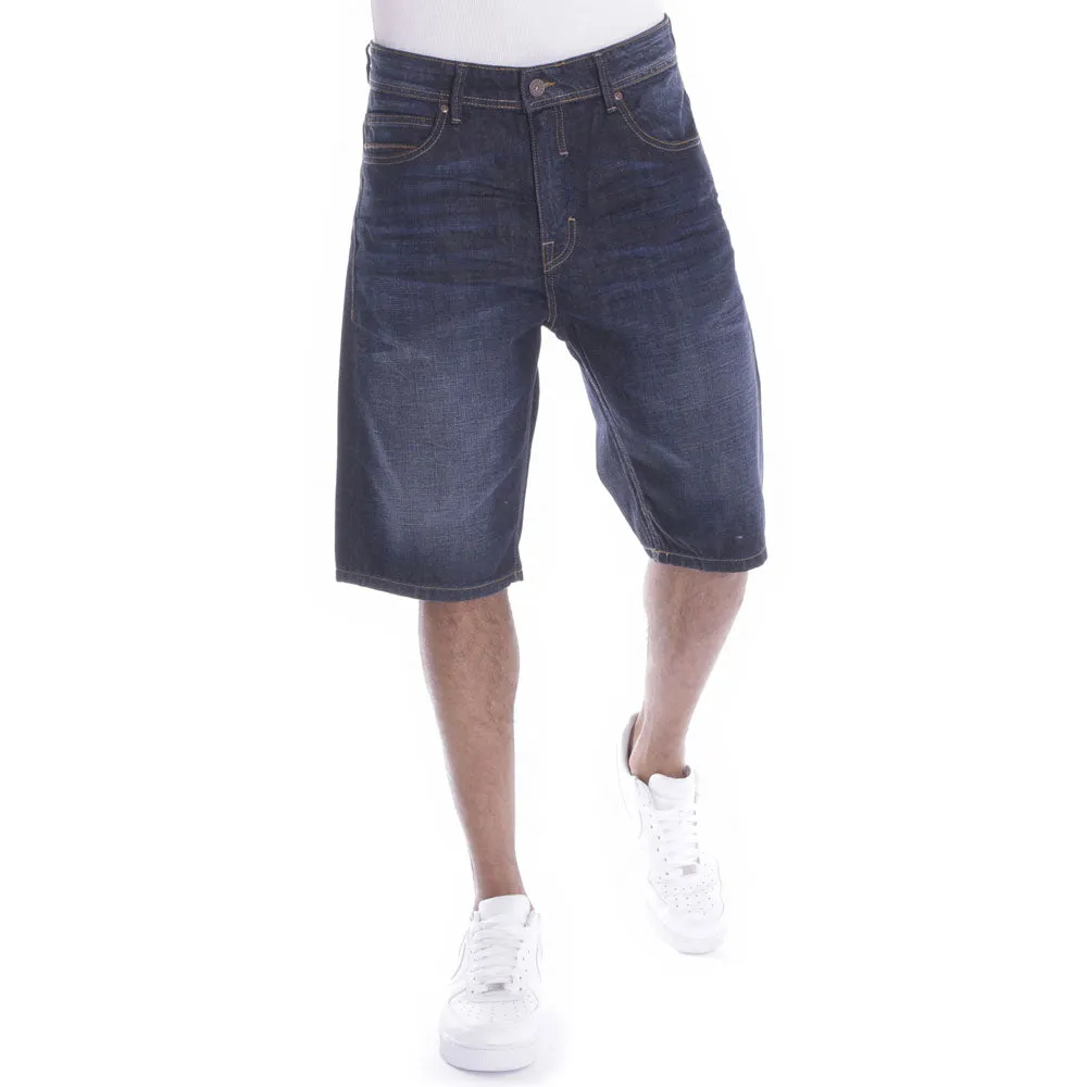 Pelle Pelle Buster Denim Shorts Antique Blue