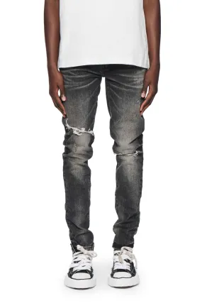 Purple Brand P001-SWKO Skinny Week Old Wash Black