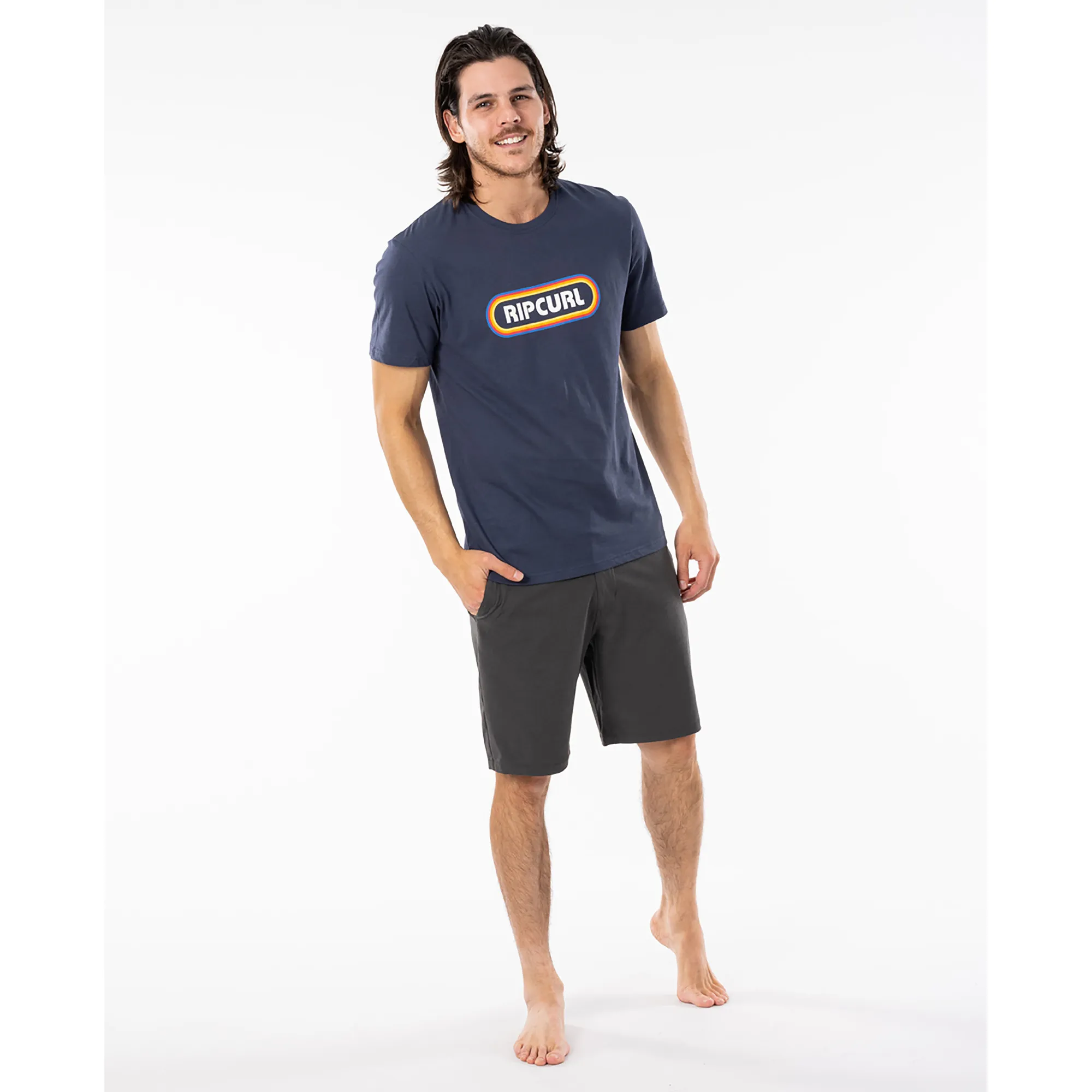 Rip Curl Surf Revival Hey Muma Tee  Navy | Buy Rip Curl Surf Revival Hey Muma Tee  Navy here | Outnorth