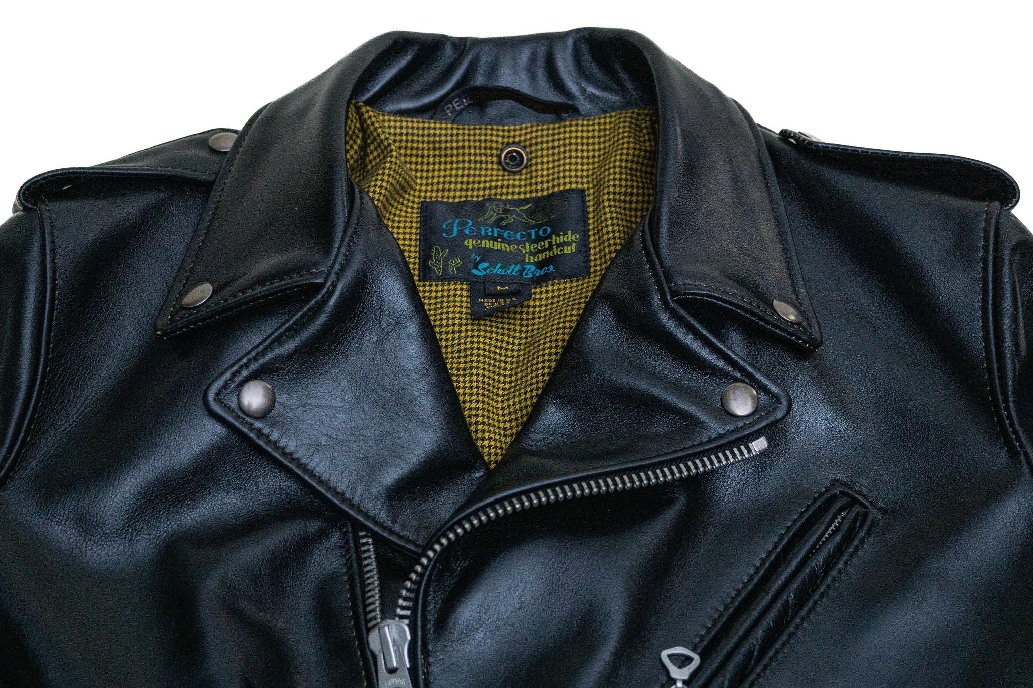 Schott NYC PER62 Perfecto Teacore Leather Motorcycle Jacket