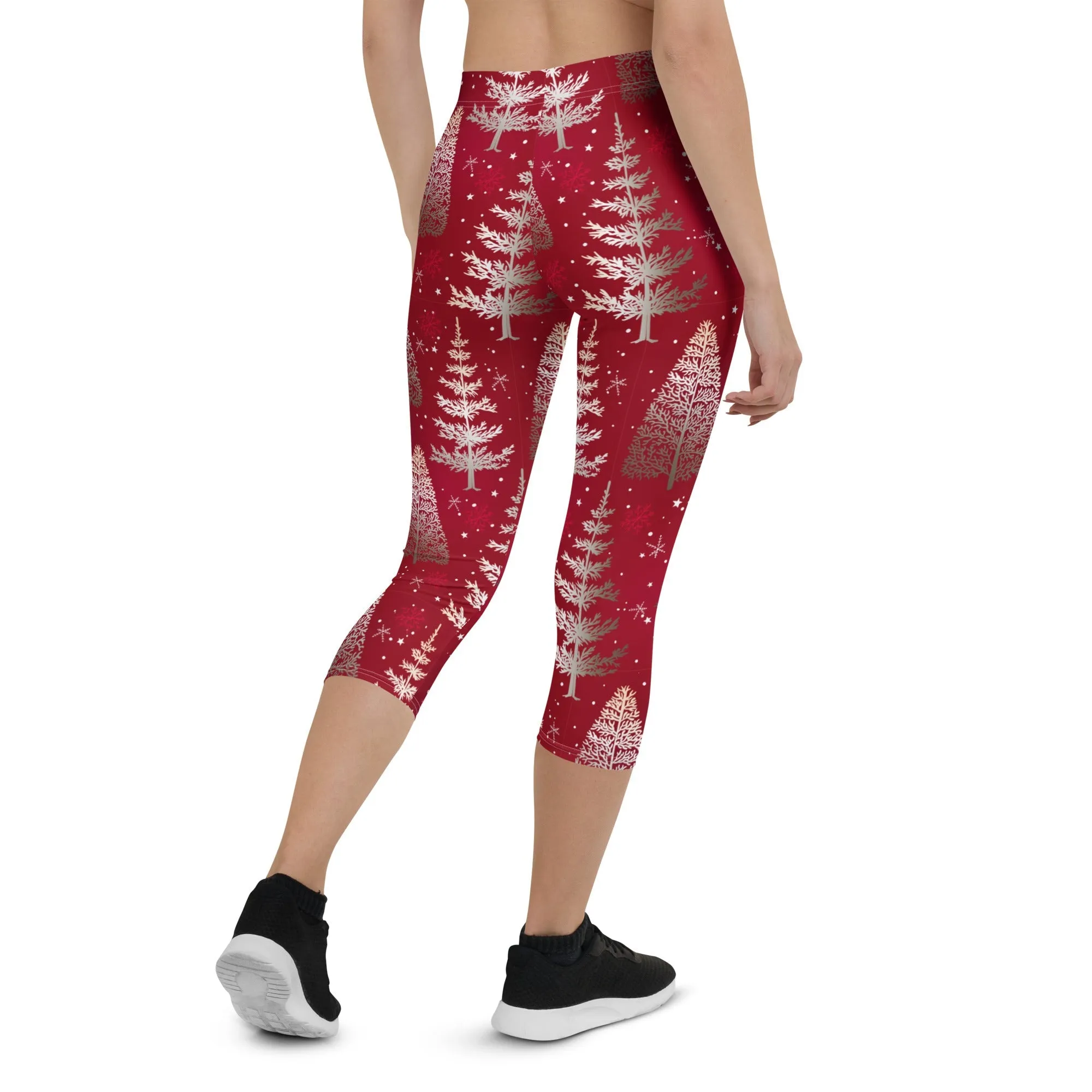 Silver Noel Pines Capris