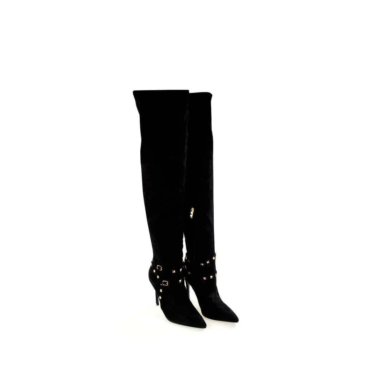 Torie Over Knee Stud Trim Boot