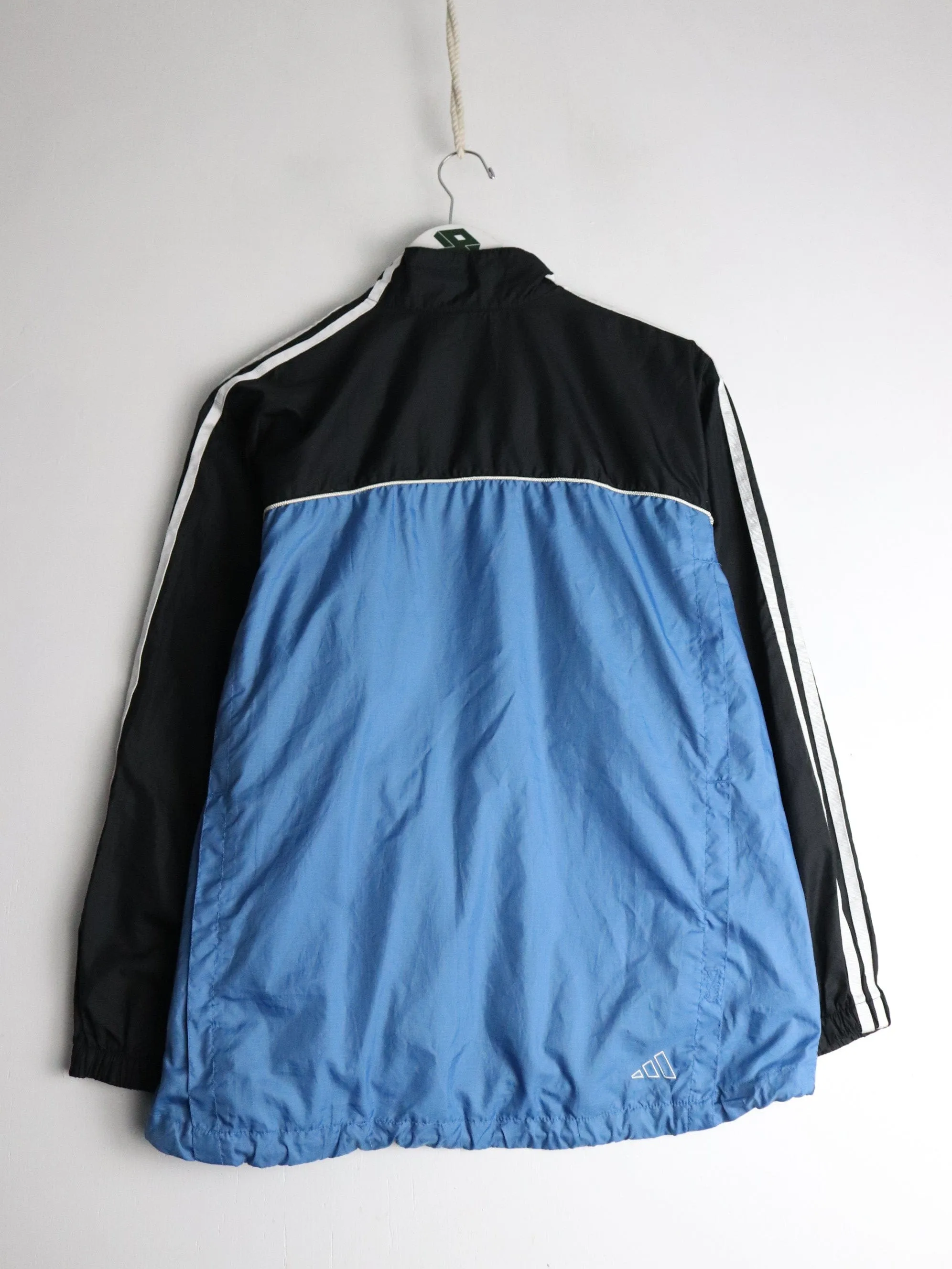 Vintage Adidas Windbreaker Youth Medium Blue