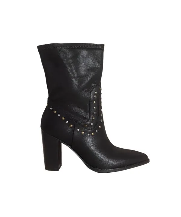 Womens Shoes At Vacationgrabs Style Paris - Studded Boots