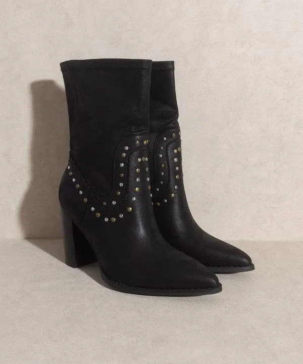 Womens Shoes At Vacationgrabs Style Paris - Studded Boots