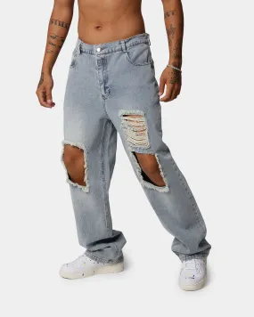 XXIII Castiel Ripped Knee Jeans Blue